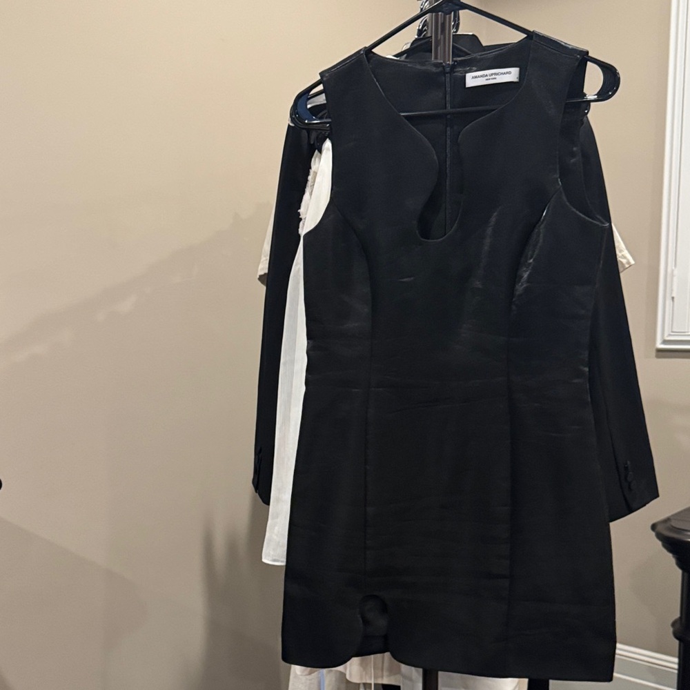 Amanda Uprichard Black Mini Dress
